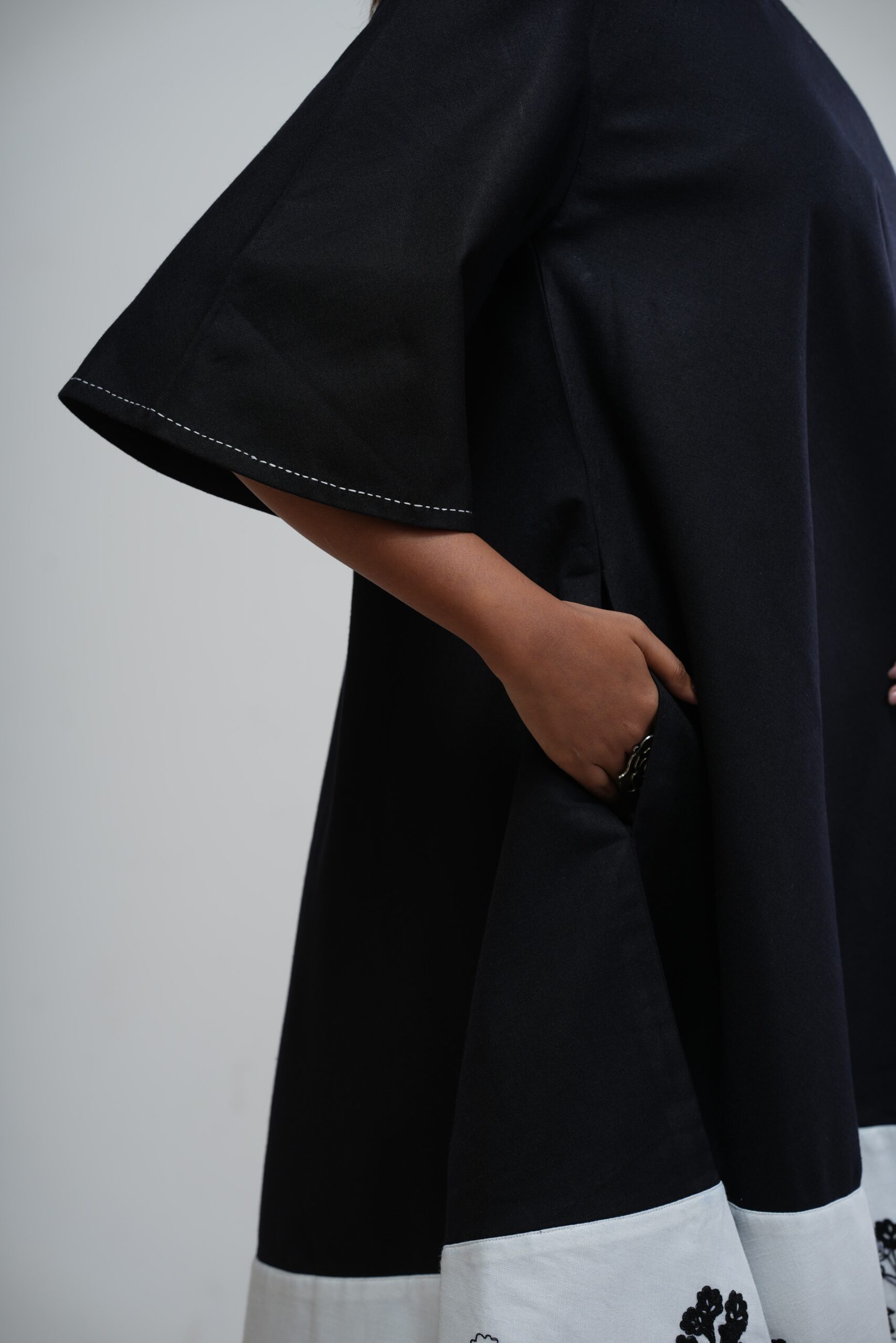 Black and White Flare Dress thumbnail